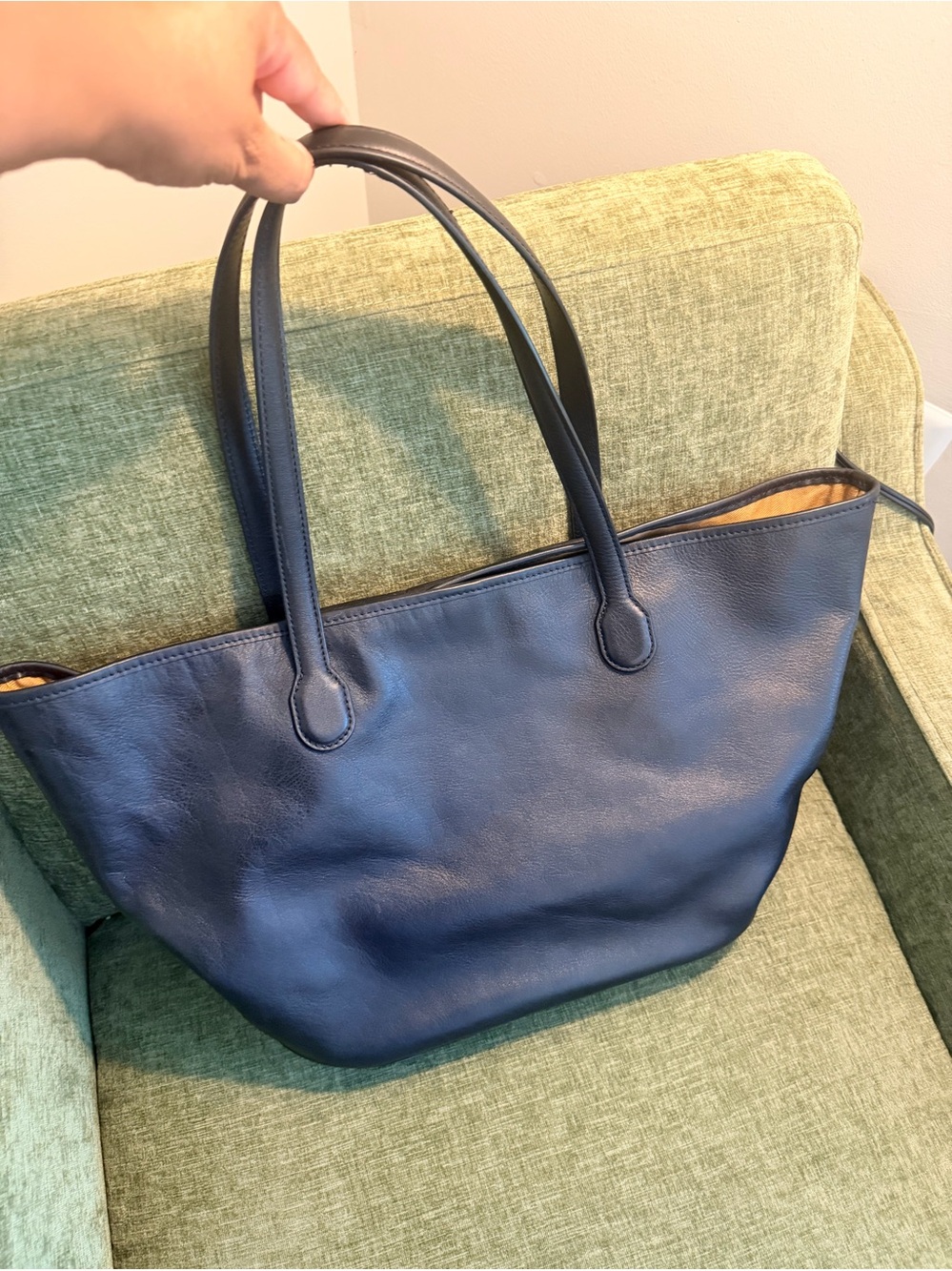 J. Crew Leather Tote Bag